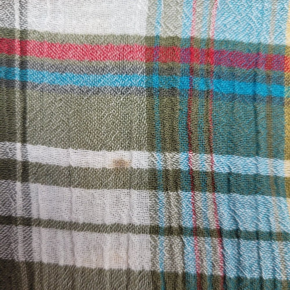 Kuhl Button Up Short Sleeve Shirt Men's Size XL Plaid 100% Organic Cotton - Picture 6 of 11